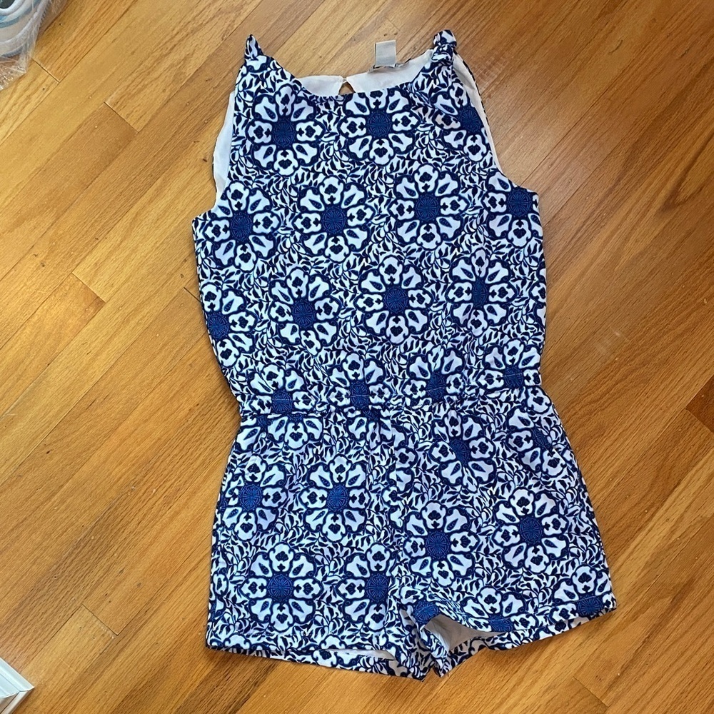 Vineyard Vines Tile Medallion Print Romper